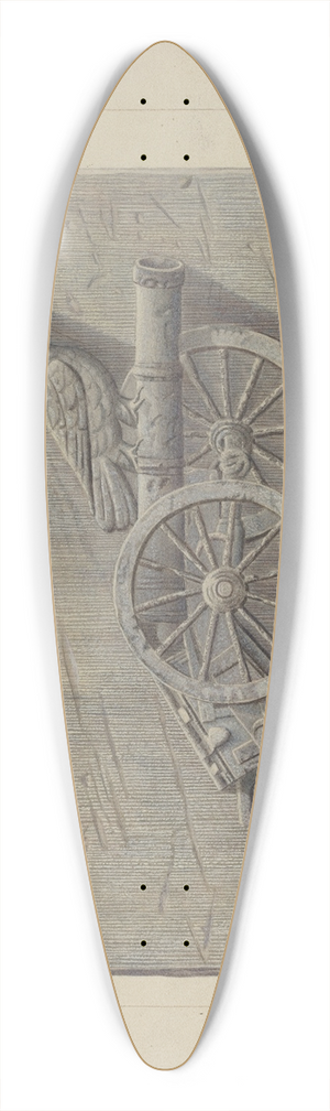 Edward L. Loper - Bas Relief 39.3 inch art pintail longboard deck