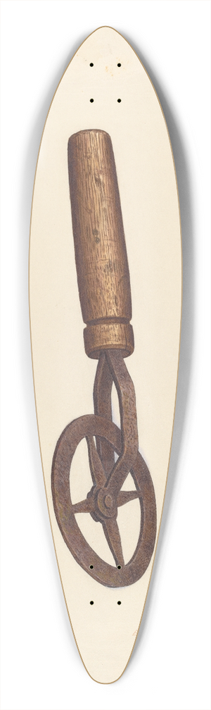 Edward L. Loper - Blacksmiths Measuring Wheel 39.3 inch art pintail longboard deck