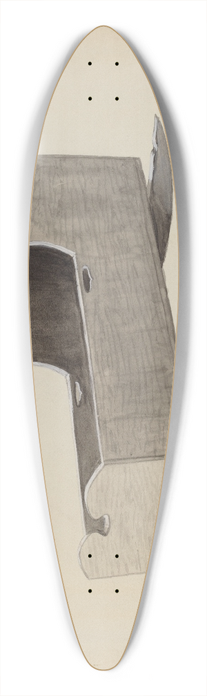 Edward L. Loper - Cradle 39.3 inch art pintail longboard deck