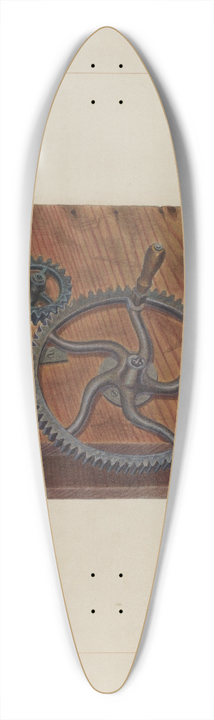 Edward L. Loper - Fruit Slicer 39.3 inch art pintail longboard deck