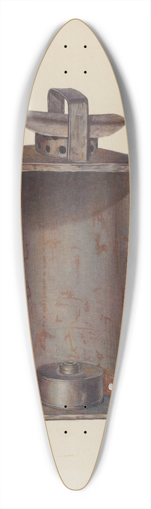 Edward L. Loper - Lantern 39.3 inch art pintail longboard deck