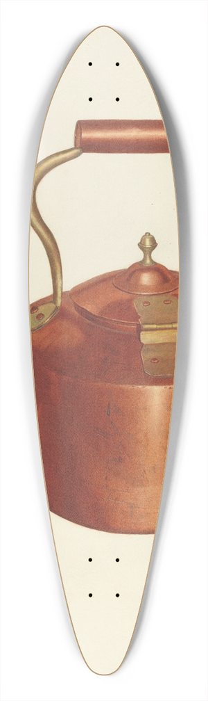 Edward L. Loper - Tea Kettle 39.3 inch art pintail longboard deck