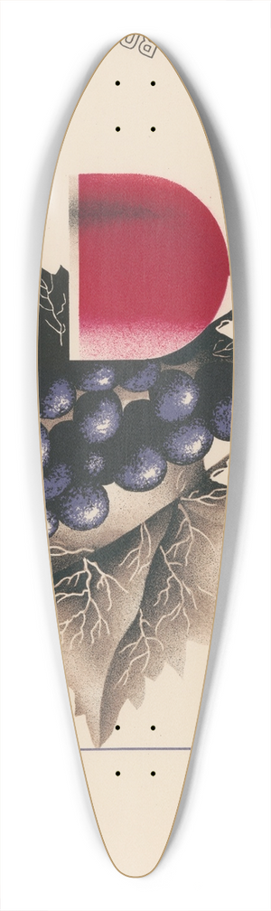 Edward McKnight Kauffer - Gilbeys invalid port 39.3 inch art pintail longboard deck
