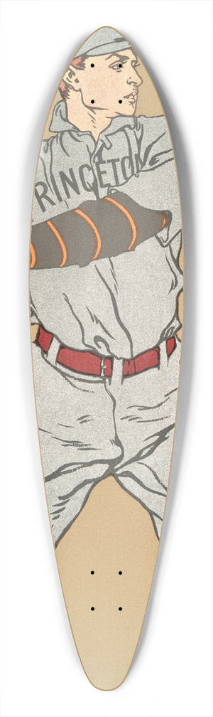 Edward Penfield - Princeton 39.3 inch art pintail longboard deck