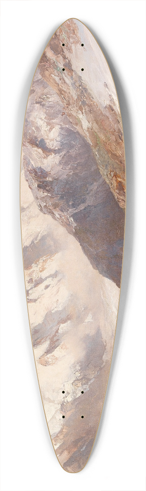 Edward Theodore Compton - Blick auf die Nordseite des Groglockners 39.3 inch art pintail longboard deck