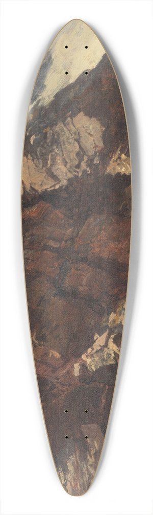 Edward Theodore Compton - Hochgebirgsstudie 39.3 inch art pintail longboard deck