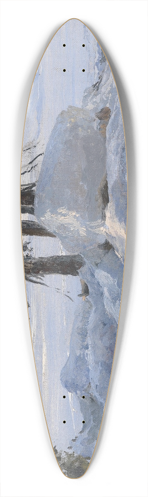 Edward Theodore Compton - Wintersonne 39.3 inch art pintail longboard deck