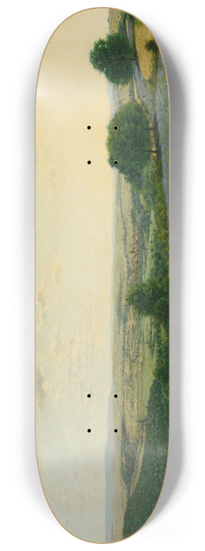 Jean Ferdinand Monchablon - Oeuvre Xi. (Summer Landscape) 8.25 inch art skate deck
