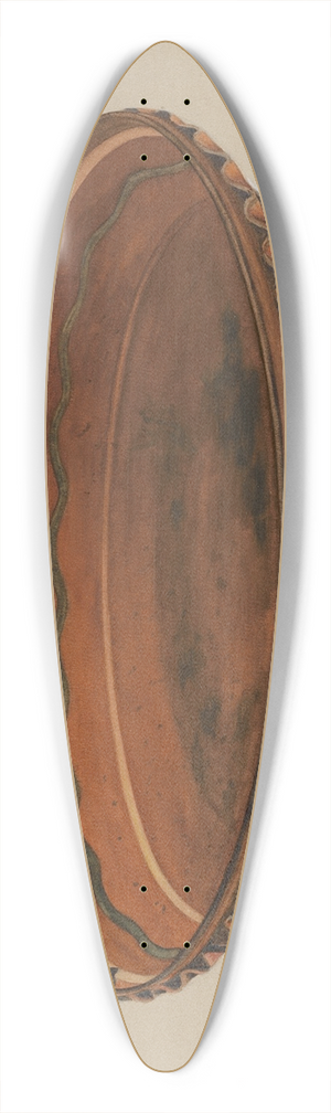 Edward White - Economy Pie Plate 39.3 inch art pintail longboard deck