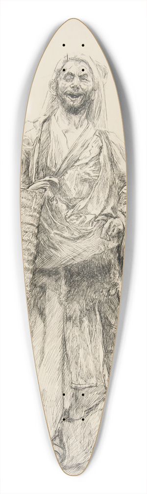 Edwin Austin Abbey - Autolycus, Act IV, Scene ii, The WintersTale 39.3 inch art pintail longboard deck