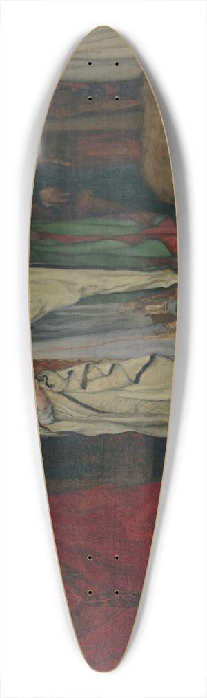 Edwin Austin Abbey - King Lear, Act I, Scene I 39.3 inch art pintail longboard deck