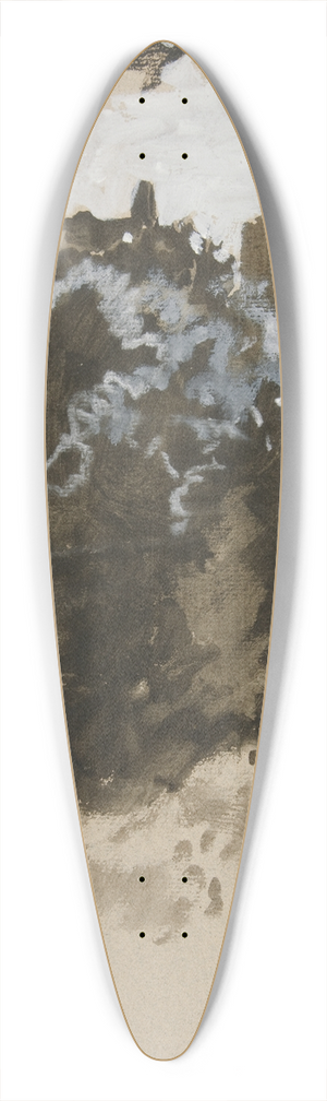 Edwin Austin Abbey - Landscape withtree 39.3 inch art pintail longboard deck