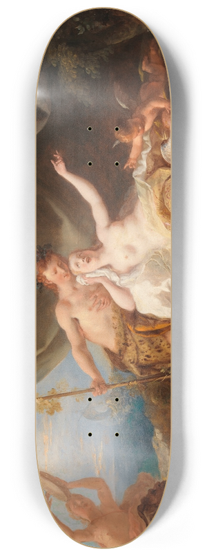 Jean-Franois de Troy - Bacchus and Ariadne 8.25 inch art skate deck