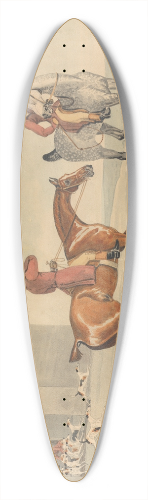 Edwin Cooper - Foxhunting: Unkennelling the Pack 39.3 inch art pintail longboard deck