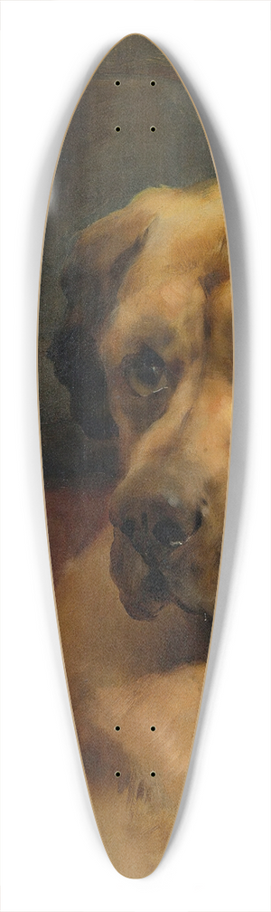 Edwin Douglas - The Head Of A Mastiff 39.3 inch art pintail longboard deck