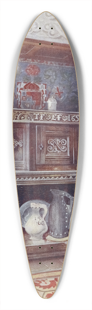 Edwin Foley - Court cupboard buffet 39.3 inch art pintail longboard deck