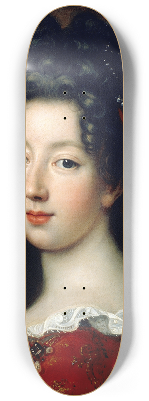 Jean-Franois de Troy - Louise Franoise de Bourbon, mademoiselle de Nantes 8.25 inch art skate deck
