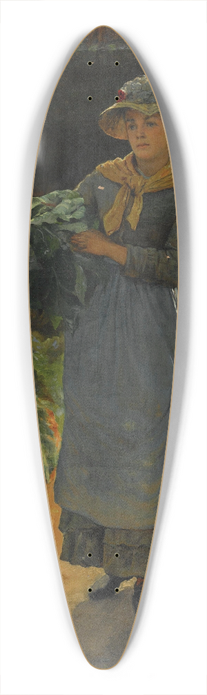 Edwin Harris - Spring 39.3 inch art pintail longboard deck