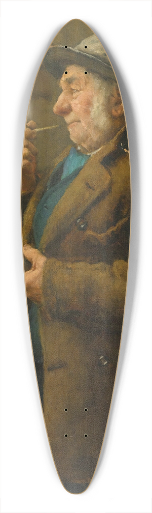 Edwin Harris - The old pilot 39.3 inch art pintail longboard deck