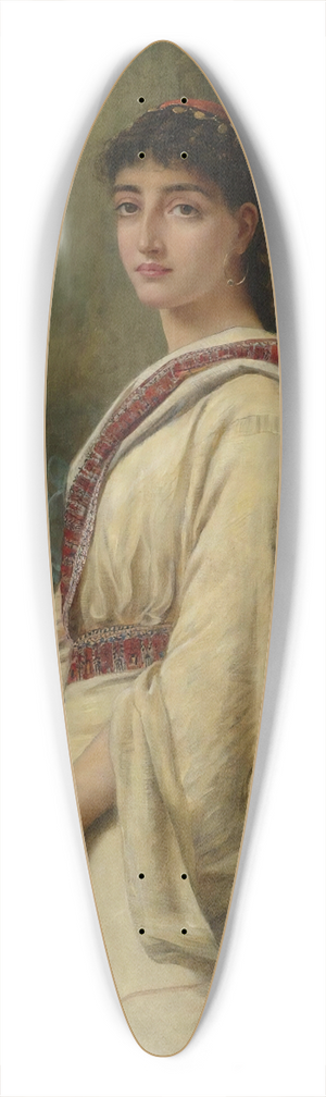 Edwin Long - An Eastern Lily 39.3 inch art pintail longboard deck