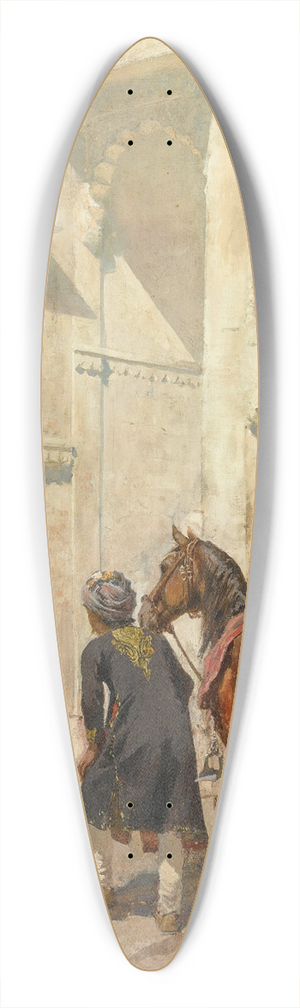 Edwin Lord Weeks - Before The Hunt 39.3 inch art pintail longboard deck
