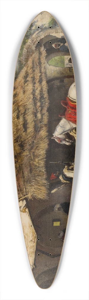 Edwin Lord Weeks - Blacksmiths Shop at Tangiers 39.3 inch art pintail longboard deck