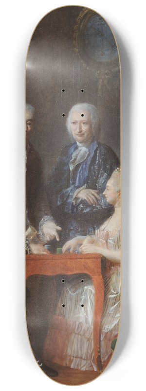 Jean-Franois Garneray - La partie de trictrac 8.25 inch art skate deck