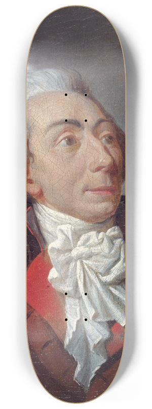 Jean-Franois Garneray - Portrait de Louis-Michel Le Peletier de Saint Fargeau (1760-1793), conventionnel, martyr de la Libert 8.25 inch art skate deck