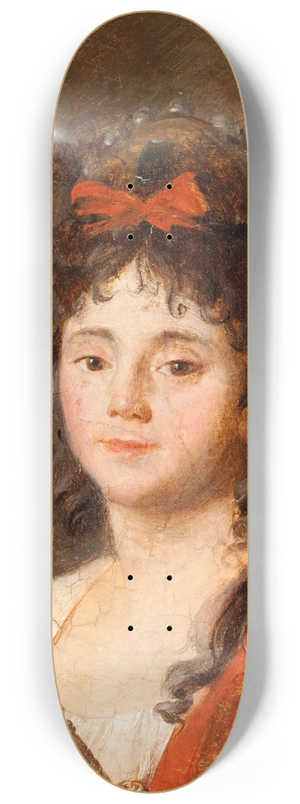 Jean-Franois Garneray - Portrait de Mademoiselle Maillard (Marie-Thrse Davoux, 1766-1818, dite), chanteuse  lOpra 8.25 inch art skate deck