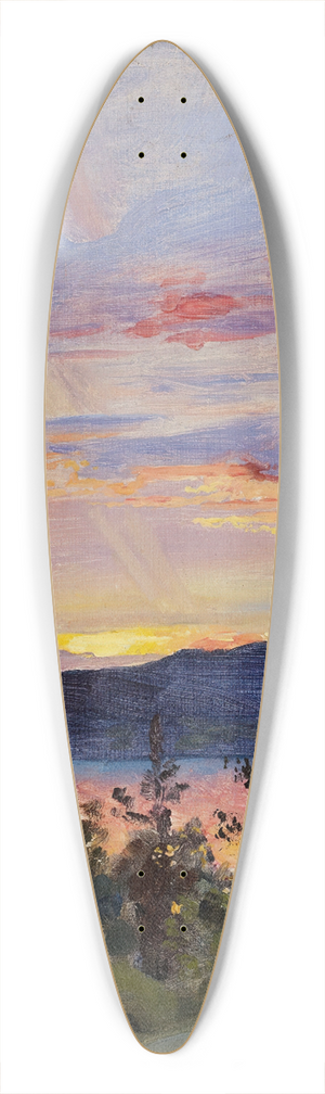 Eero Jrnefelt - Sunset 39.3 inch art pintail longboard deck