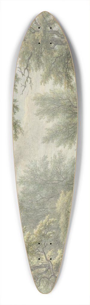 Egbert van Drielst - Landschap bij Eext, Drenthe 39.3 inch art pintail longboard deck