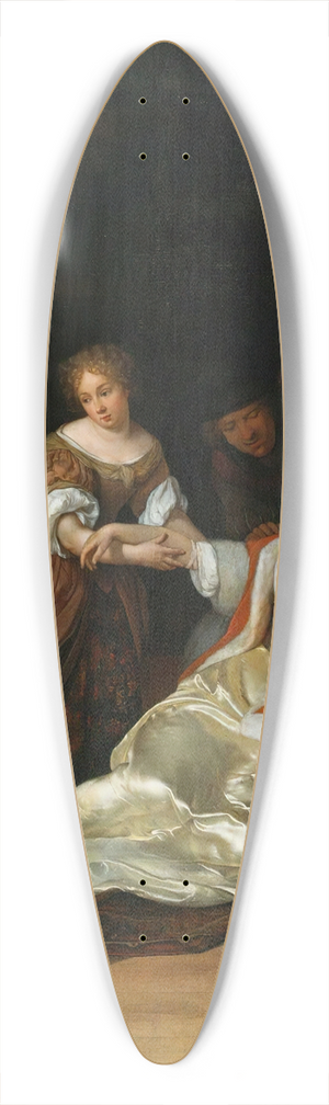 Eglon van der Neer - The Fainting Fit 39.3 inch art pintail longboard deck