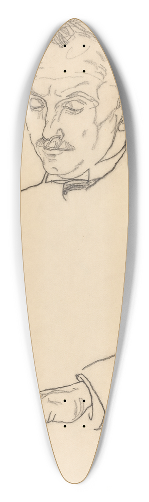 Egon Schiele - Dr. Koller 39.3 inch art pintail longboard deck
