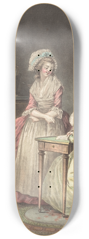 Jean Franois Janinet - Le Petit Conseil 8.25 inch art skate deck