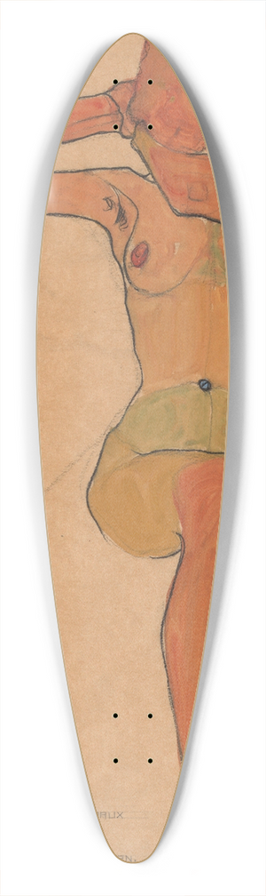 Egon Schiele - Mdchenakt (Gertrude) 39.3 inch art pintail longboard deck
