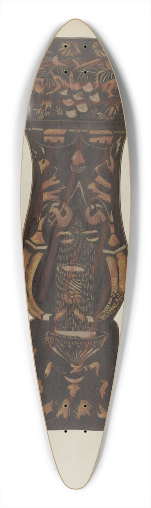 Einar Heiberg - Boston Rocker 39.3 inch art pintail longboard deck