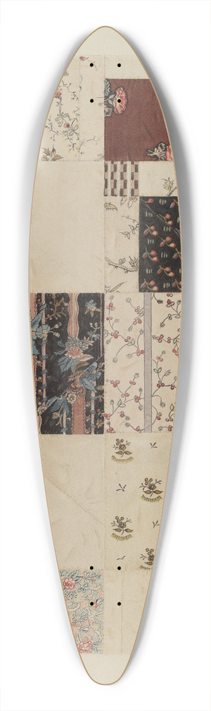 Elbert S. Mowery - Patchwork Quilt 39.3 inch art pintail longboard deck