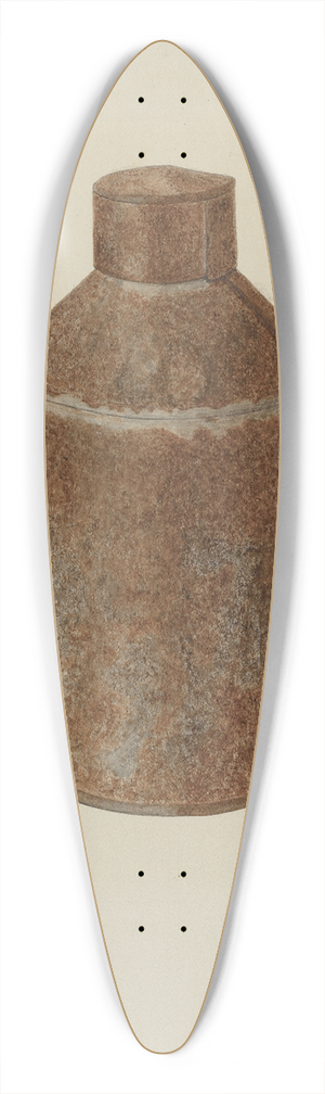 Eldon Allen - Tin Tea Caddy 39.3 inch art pintail longboard deck