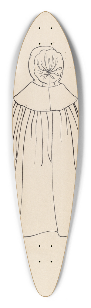 Eleanor Gausser - Cape 39.3 inch art pintail longboard deck