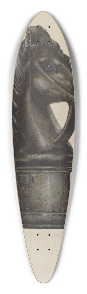 Eleanor Kroll - Hitching Post 39.3 inch art pintail longboard deck