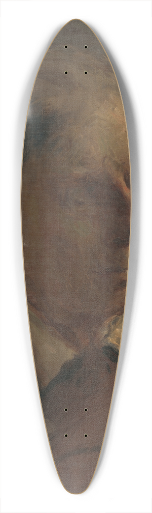 Elemr Halsz-Hradil - Head Study of a Man 39.3 inch art pintail longboard deck