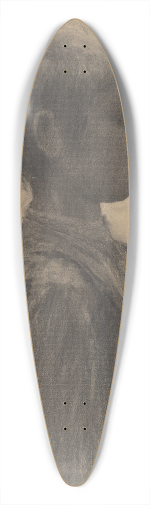 Elemr Halsz-Hradil - tdia dievaa 39.3 inch art pintail longboard deck