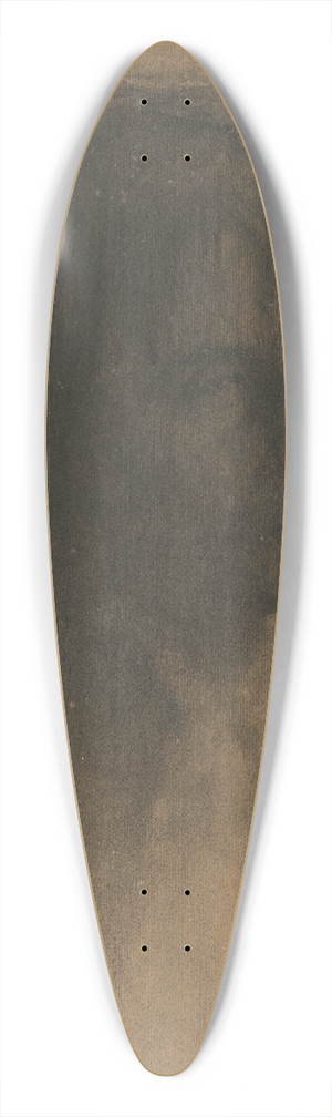 Elemr Halsz-Hradil - tdia hlavy cignky 39.3 inch art pintail longboard deck