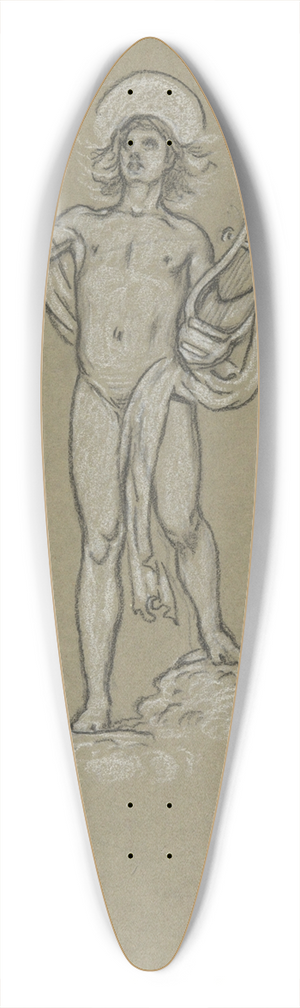 Elihu Vedder - Study forApollo 39.3 inch art pintail longboard deck