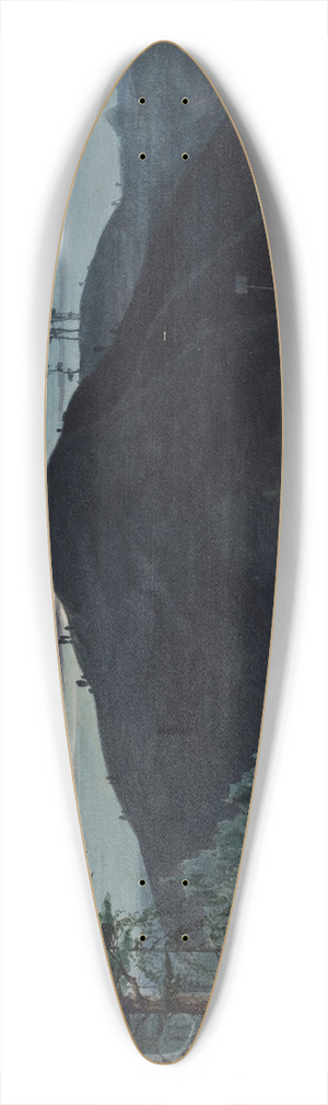 Elijah Walton - Cofton From Rednal, Moonlight 39.3 inch art pintail longboard deck
