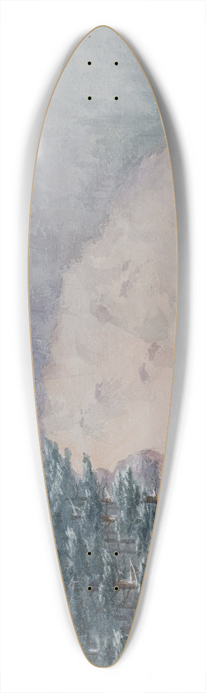 Elijah Walton - Gravel Pit, Rednal 39.3 inch art pintail longboard deck