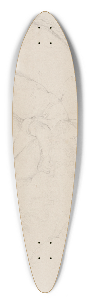 Elisabeth Jerichau Baumann - Et barn i sin vugge 39.3 inch art pintail longboard deck