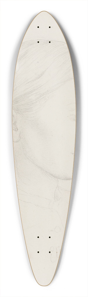 Elisabeth Jerichau Baumann - ldre kvinde i profil 39.3 inch art pintail longboard deck