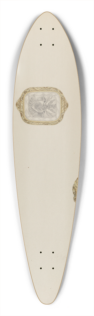 Eliseo Rodriguez - Fob Seal 39.3 inch art pintail longboard deck