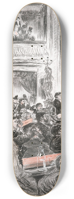 Jean Franois Raffalli - Caf-Concert AtLaScala, Paris 8.25 inch art skate deck Jean Franois Raffalli - Caf-Concert AtLaScala, Paris 8.25 inch art skate deck